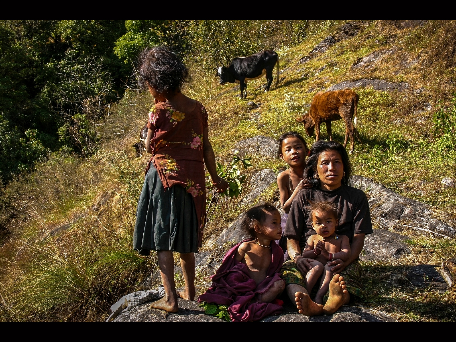 Family of Seven, Nepal